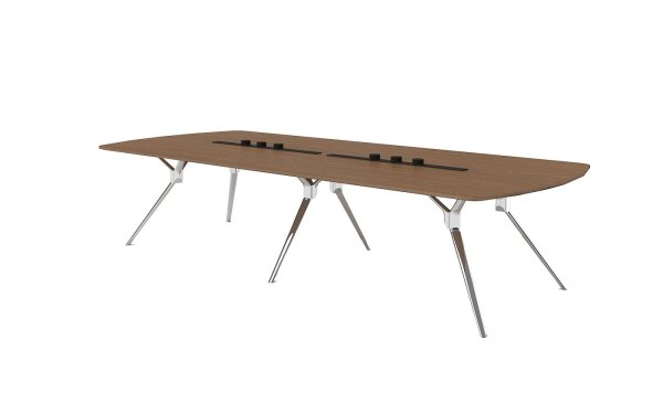 Стол для переговоров ARES LUX (3000х1350х750) (Кофейный орех TA29YA)