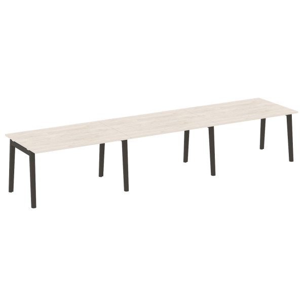Стол переговорный на деревянных опорах Onix Wood OW.PRG-3.3 4140x980x750