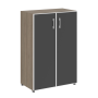 Шкаф для документов со стеклом черным LT.ST-2.4 R black