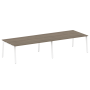 Стол для переговоров (2 столешницы) на А-образном м/к Metal System Style БА.ПРГ-2.5 3600x1235x750