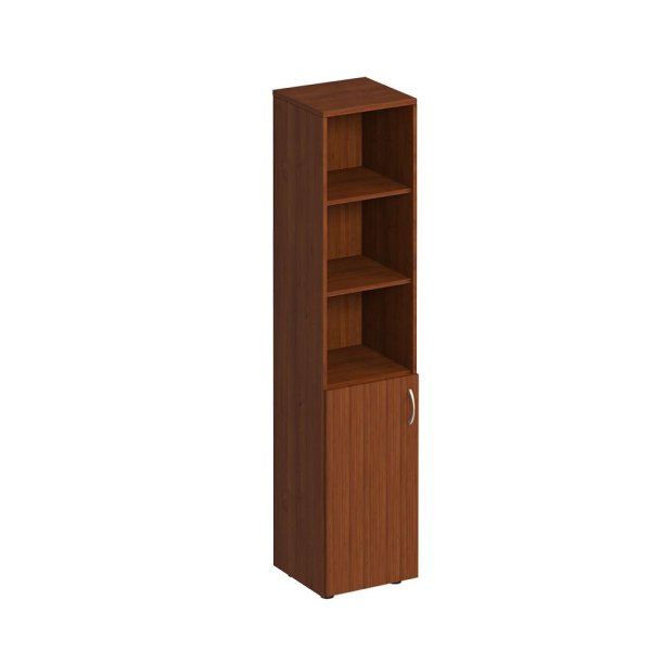 Шкаф для документов узкий полузакрытый Комфорт МП2 К 380 400x380x2000 (Французский орех)