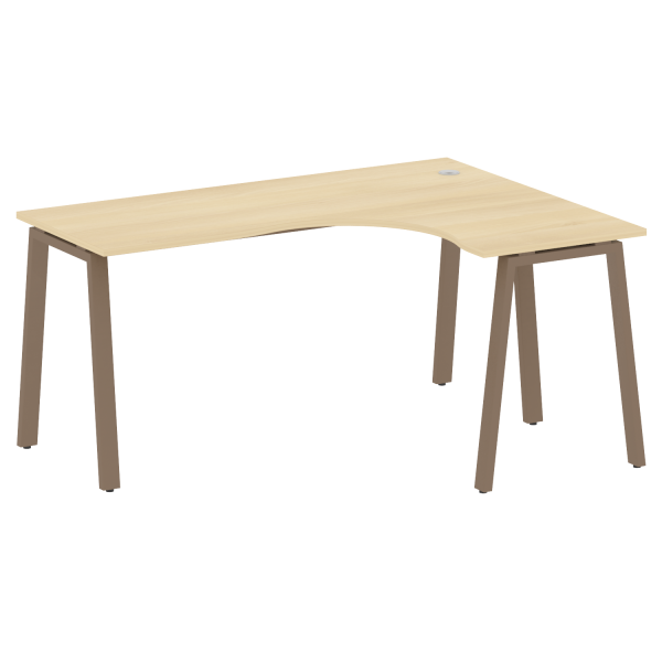Стол криволинейный правый Metal System Style БА.СА-4 Пр 1600x1200x750