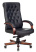 Кресло руководителя T-9928WALNUT черный кожа крестов. металл/дерево
