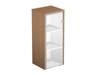 Шкаф для документов со стеклянной дверью левый Profiquadro КВ 314 БВ 500x460x1220
