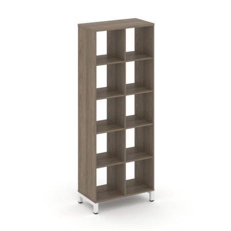 Каркас стеллажа 5 ярусов SN.KS-520 (754х400х1982) (Вяз Благородный/Металл Белый)