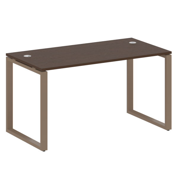 Стол письменный Metal System Style БО.СП-3 1400x720x750 (Венге Цаво/Мокко металл)